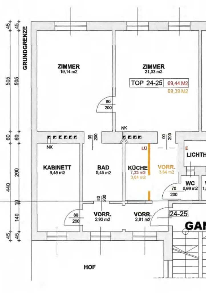 3-Zimmer-Wohnung kaufen in Wien – 68,87 m², € 274.900 – Bild 21 von 22