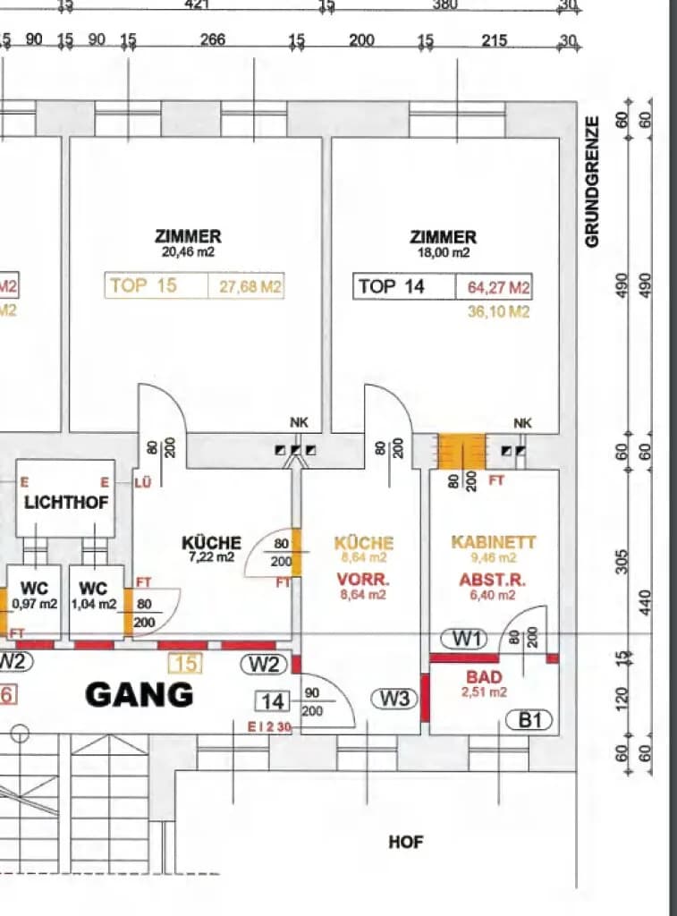 3-Zimmer-Wohnung kaufen in Wien – 65,57 m², € 258.900 – Bild 23 von 24