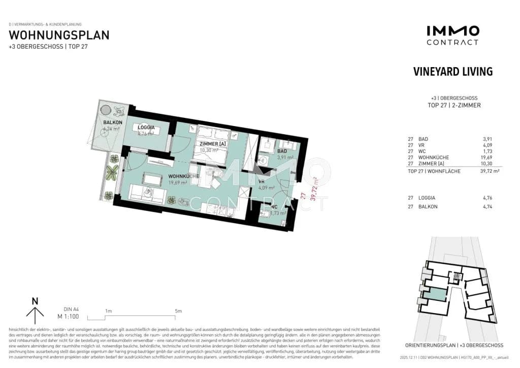 2-Zimmer-Wohnung kaufen in Wien – 39,72 m², € 329.500 – Bild 10 von 10