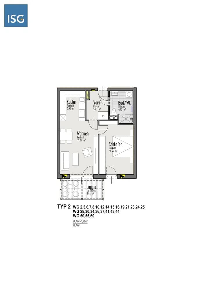 2-Zimmer-Wohnung mieten in Vöcklabruck – 54,49 m², € 775 – Bild 10 von 14