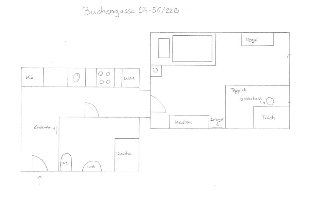 1-Zimmer-Wohnung mieten in Wien – 24 m², € 840 – Bild 9 von 9