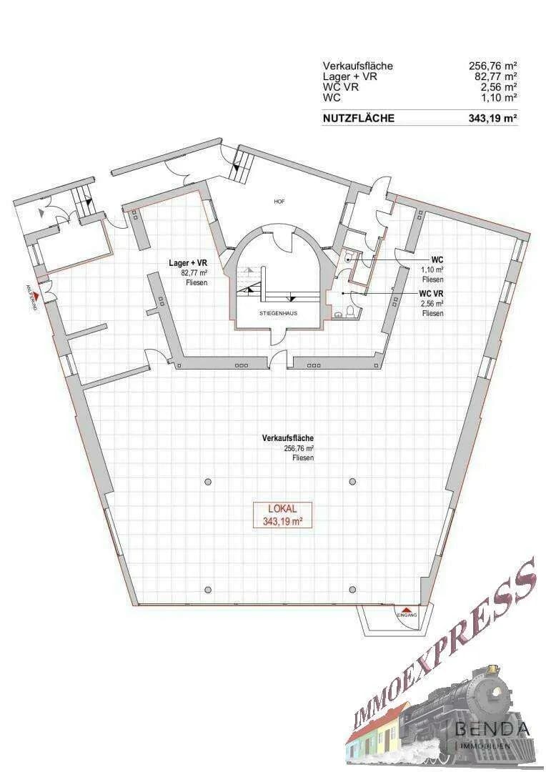 3-Zimmer-Gewerbeimmobilie mieten in Gänserndorf – 343 m², € 3.990 – Bild 5 von 14