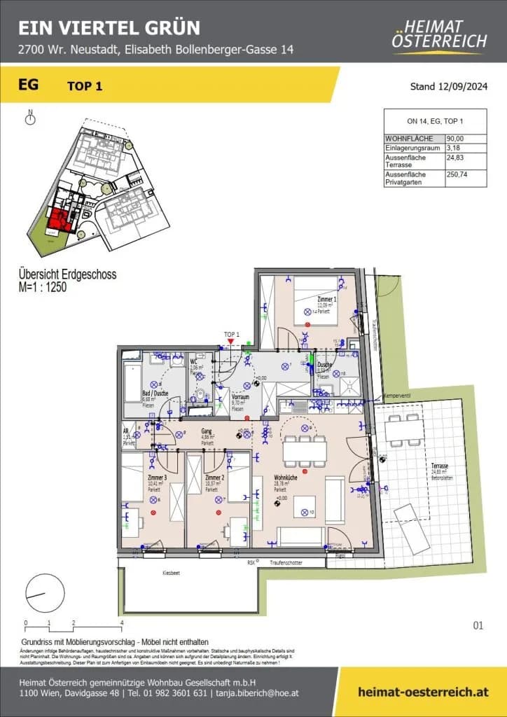 4-Zimmer-Wohnung kaufen in Wiener Neustadt – 90 m², € 510.800 – Bild 23 von 28