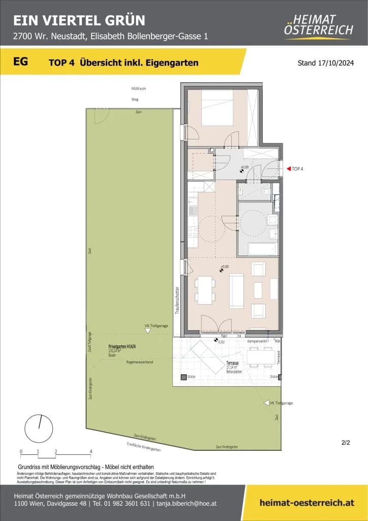 2-Zimmer-Wohnung kaufen in Wiener Neustadt – 64,56 m², € 244.059 – Bild 35 von 44