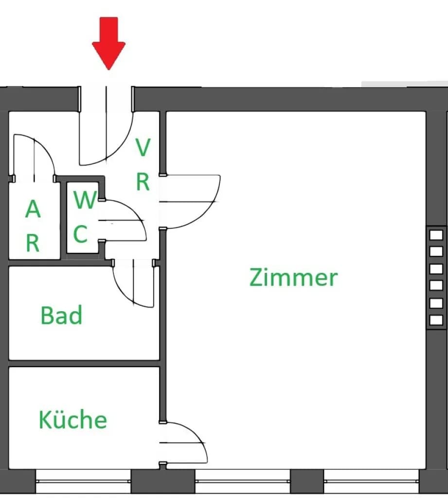 1-Zimmer-Wohnung kaufen in Graz – 36 m², € 99.900 – Bild 9 von 9