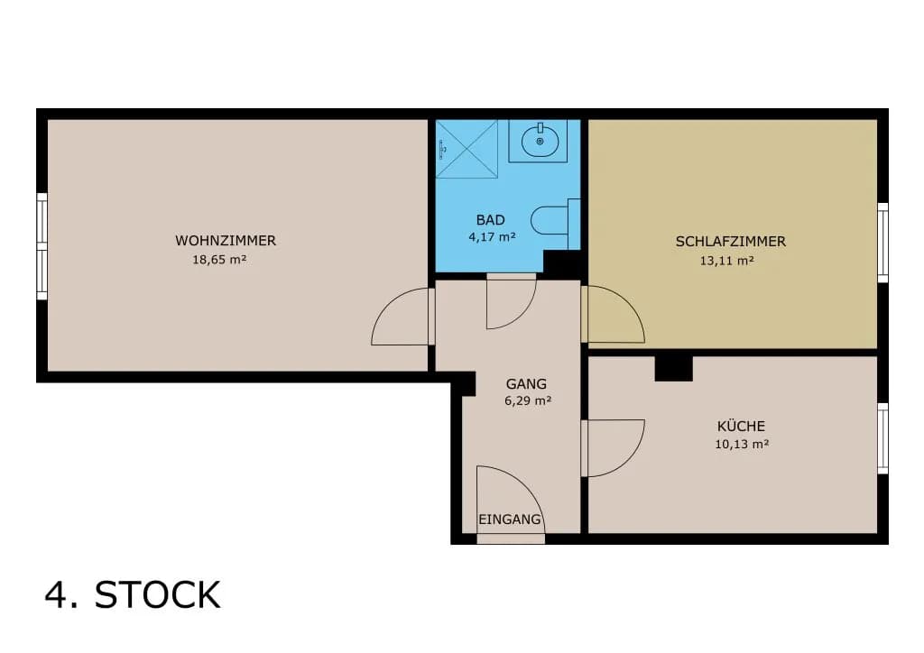2-Zimmer-Wohnung kaufen in Wien – 53 m², € 220.000 – Bild 8 von 8