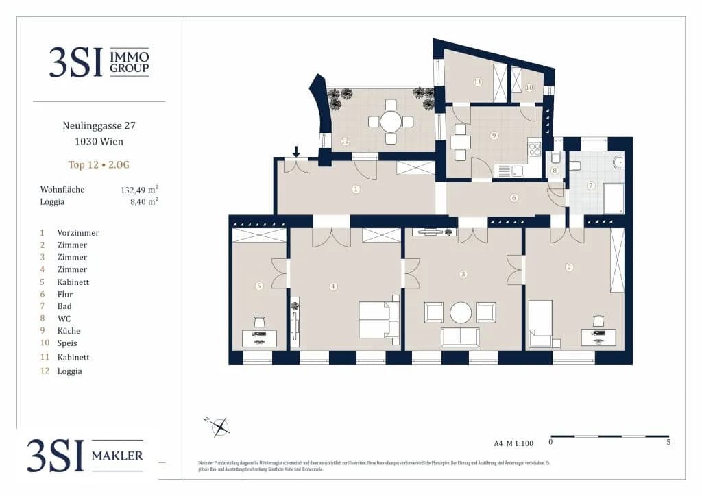 5-Zimmer-Wohnung kaufen in Wien – 132,49 m², € 1.399.000 – Bild 26 von 26