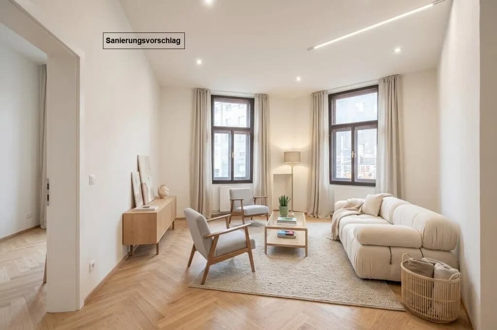 2-Zimmer-Wohnung kaufen in Wien – 46,08 m², € 129.000