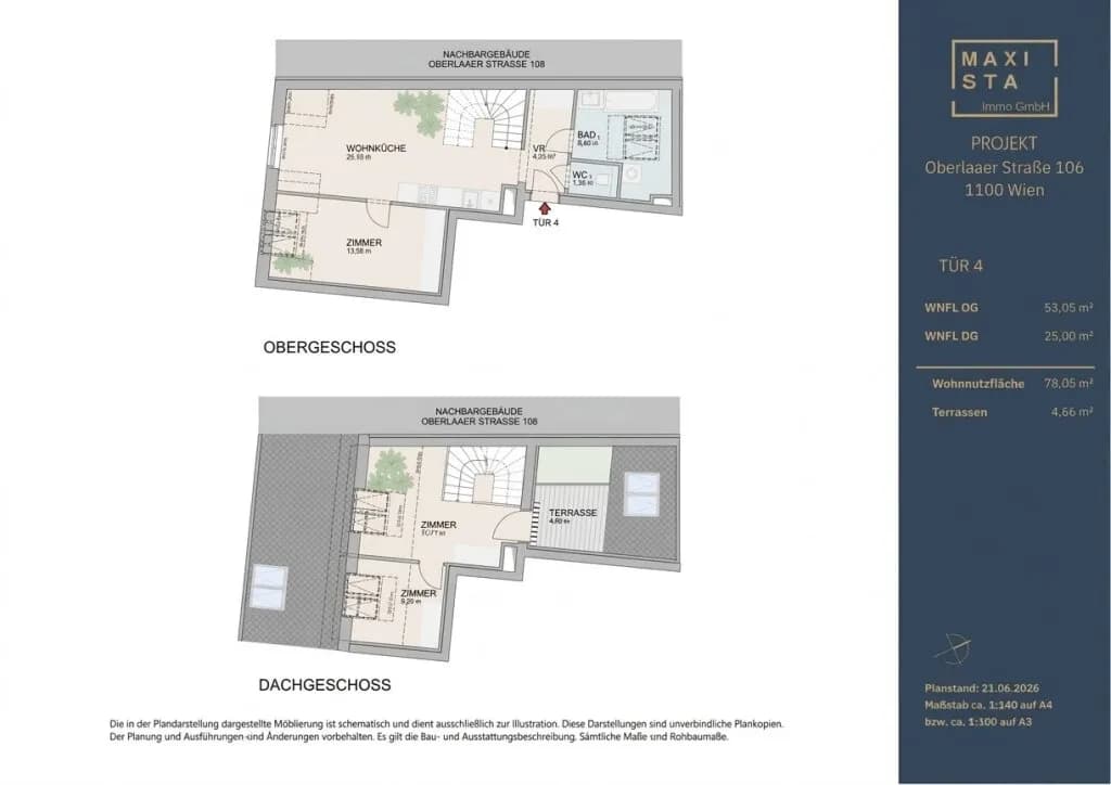 3-Zimmer-Wohnung kaufen in Wien – 78,05 m², € 540.110 – Bild 5 von 5