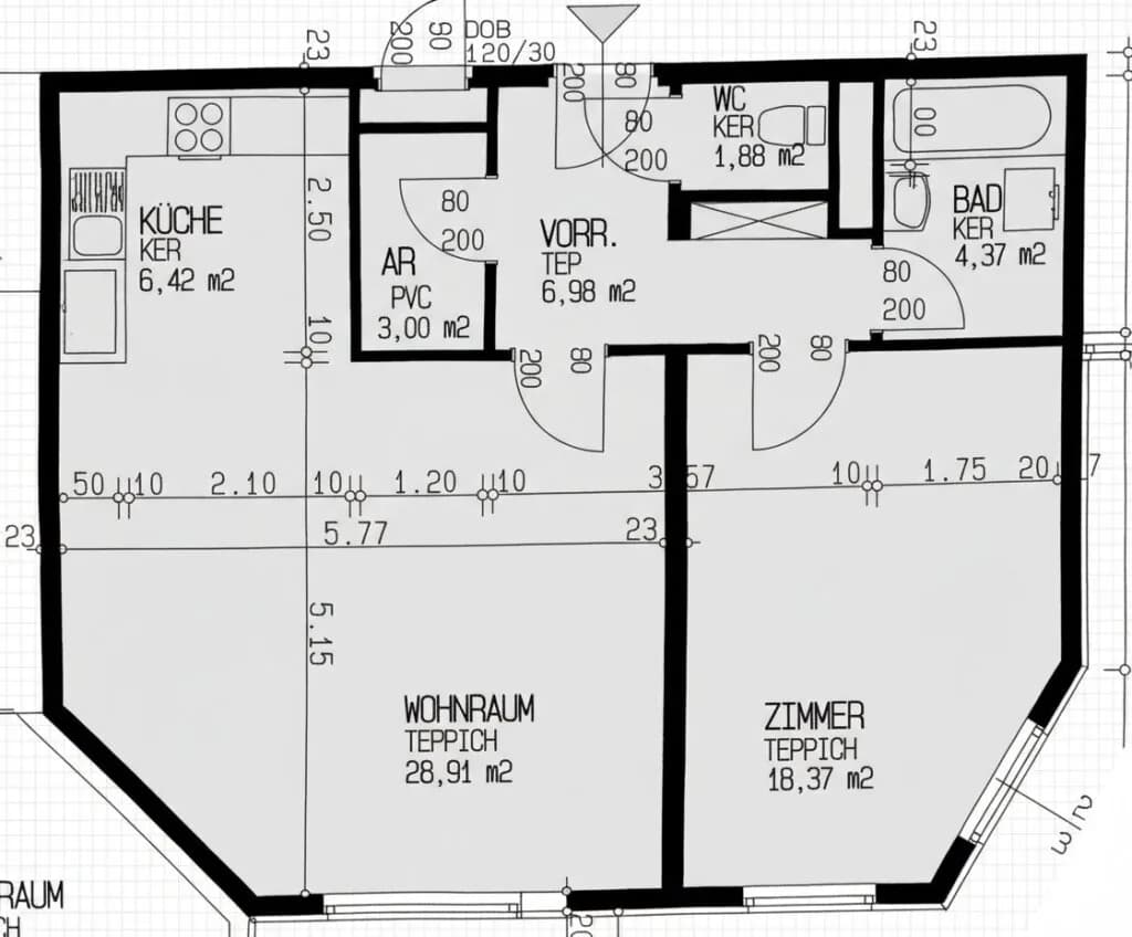 2-Zimmer-Wohnung mieten in Wien – 66,84 m², € 1.148 – Bild 18 von 18
