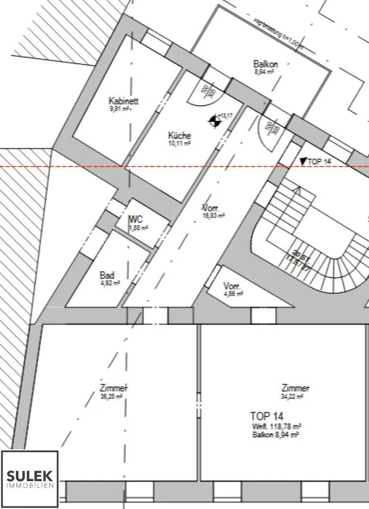 3-Zimmer-Wohnung kaufen in Wien – 118,78 m², € 650.000 – Bild 22 von 22