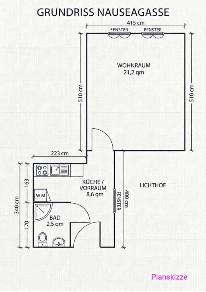 1-Zimmer-Wohnung kaufen in Wien – 32,4 m², € 157.000 – Bild 19 von 19