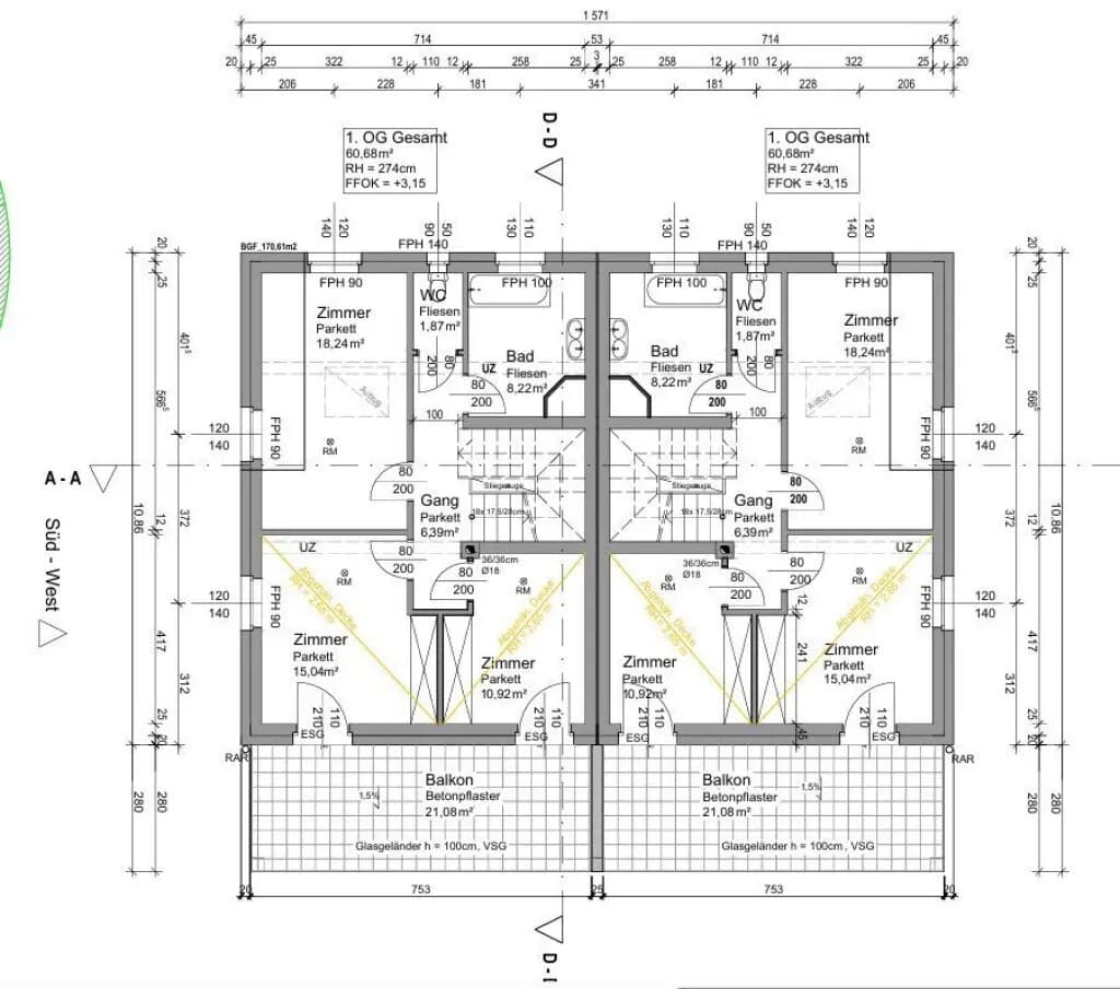 5-Zimmer-Haus kaufen in Baden – 162,92 m², € 679.000 – Bild 12 von 13