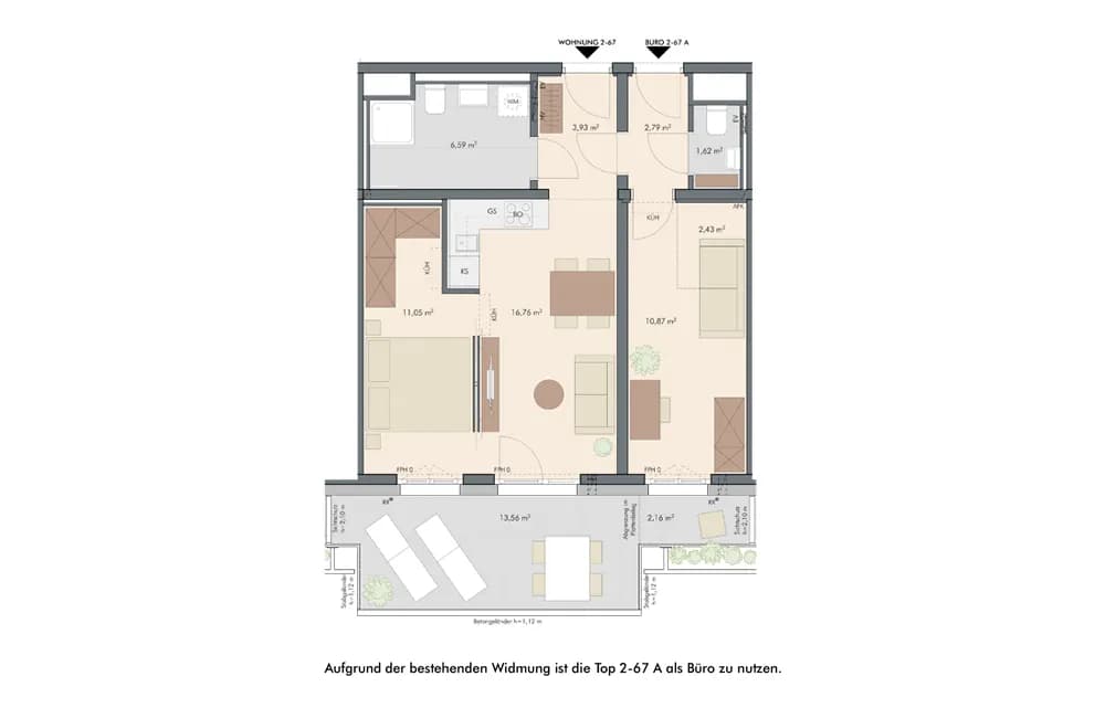 3-Zimmer-Wohnung kaufen in Wien – 56,04 m², € 393.000 – Bild 14 von 14