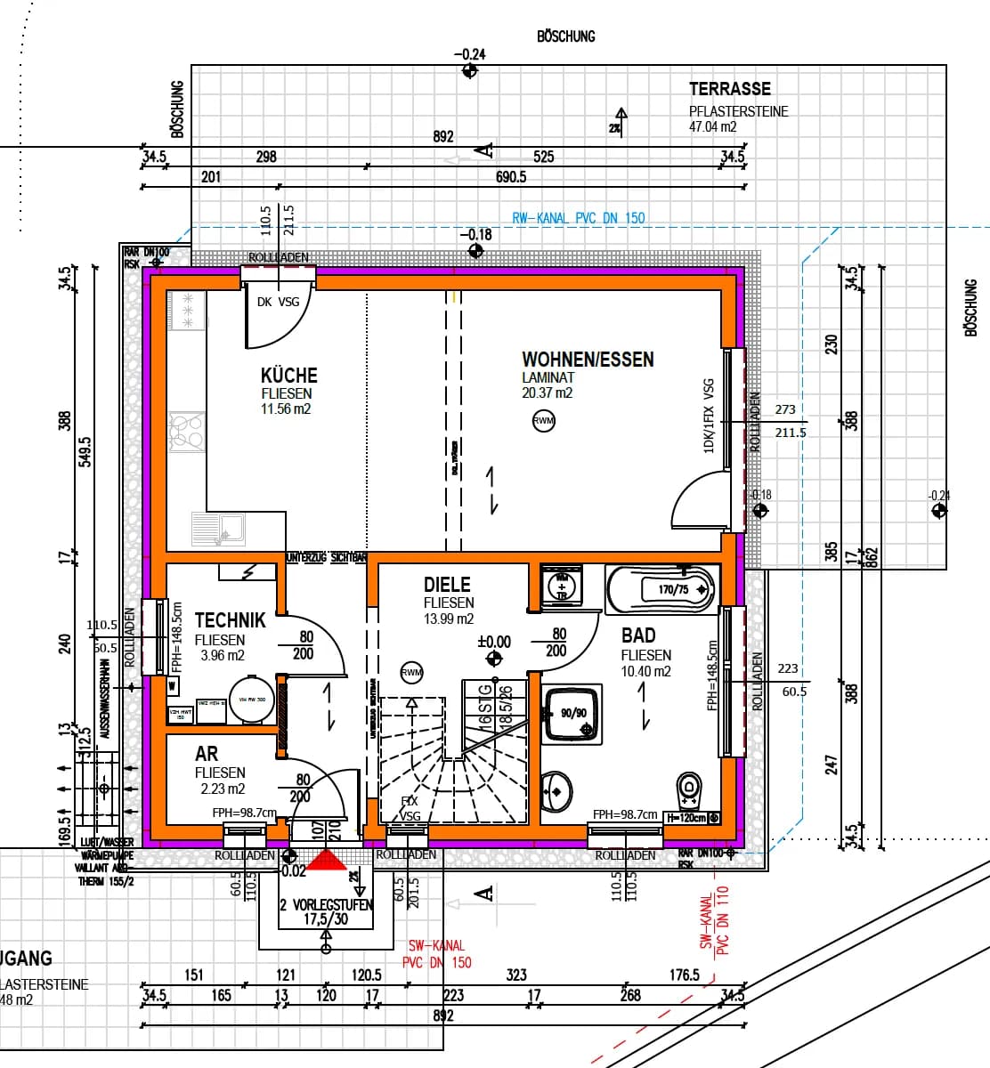 7-Zimmer-Haus kaufen in Oberwart – 121 m², € 567.000 – Bild 19 von 21