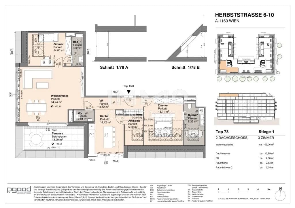 3-Zimmer-Wohnung kaufen in Wien – 109,06 m², € 974.100 – Bild 9 von 9