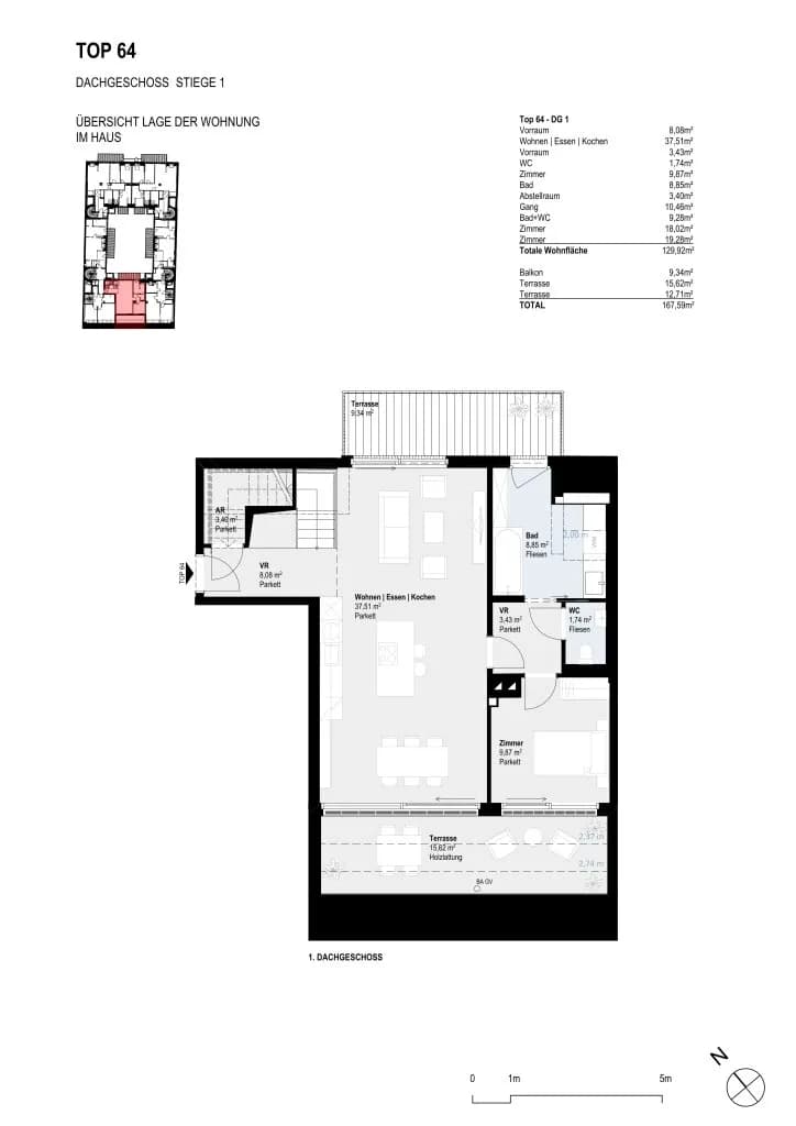 4-Zimmer-Wohnung kaufen in Wien – 129,92 m², € 1.290.000 – Bild 5 von 7