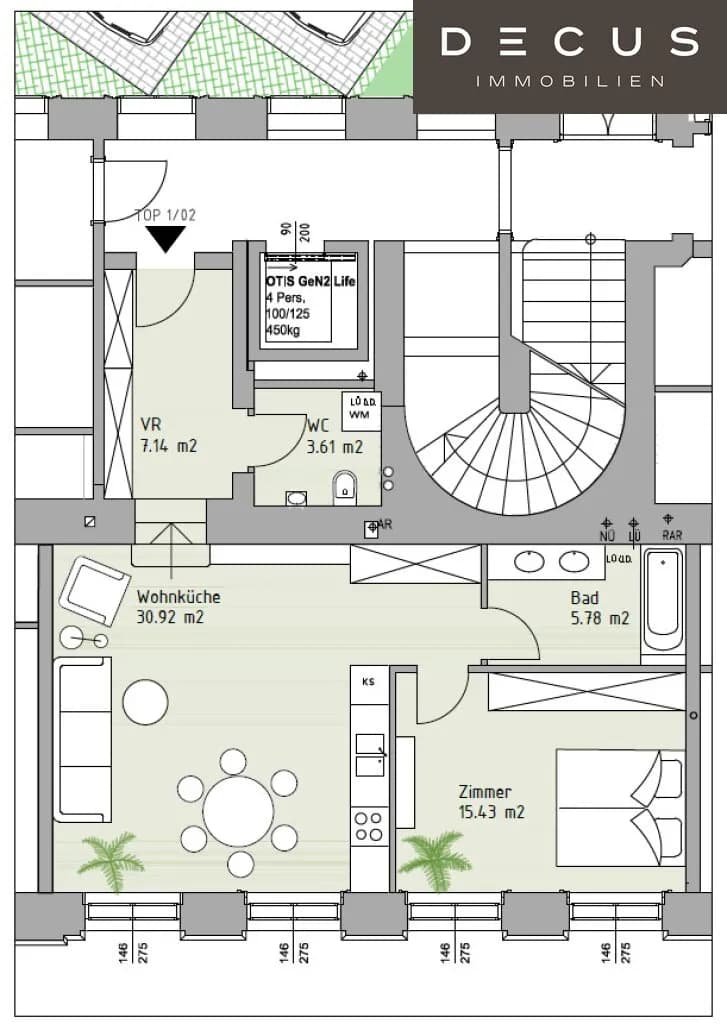 2-Zimmer-Wohnung kaufen in Mödling – 63,22 m², € 395.000 – Bild 28 von 29