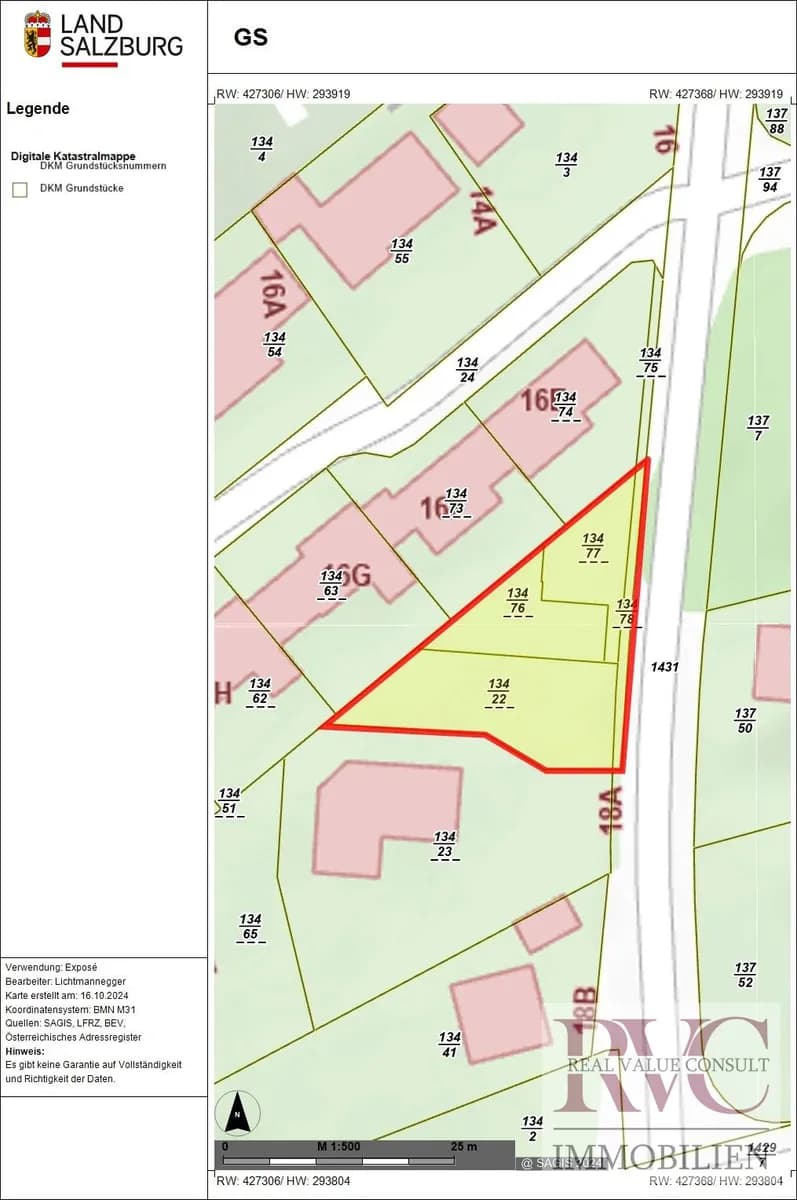 Grundstück kaufen in Salzburg Stadt – 528 m², € 865.000 – Bild 5 von 5