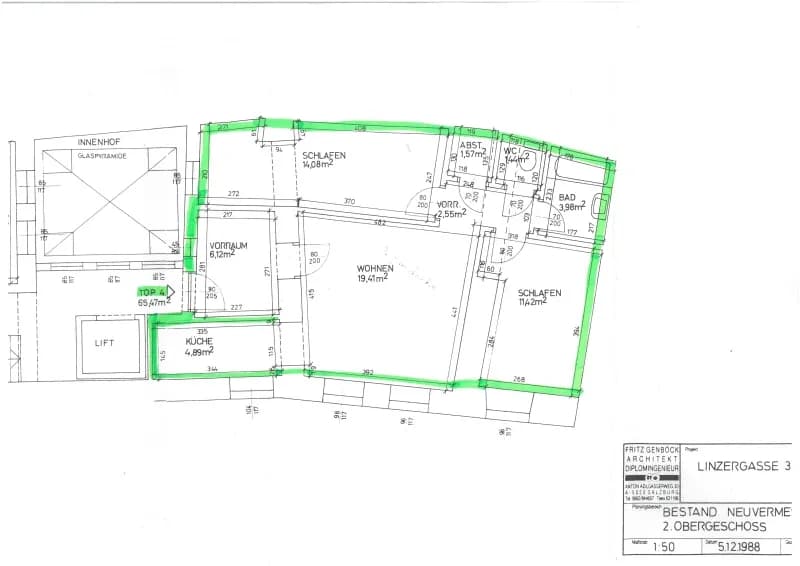 3-Zimmer-Wohnung kaufen in Salzburg Stadt – 65,47 m², € 380.000 – Bild 11 von 11