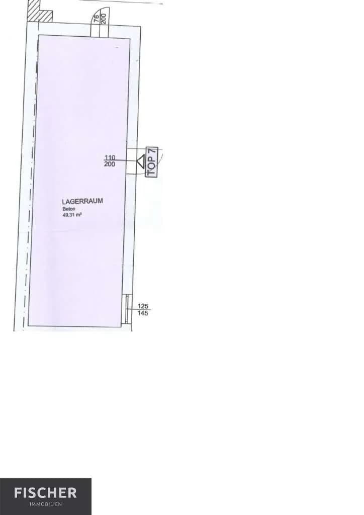 2-Zimmer-Gewerbeimmobilie mieten in Villach – 50 m², € 300 – Bild 7 von 7