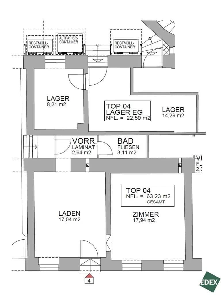 Gewerbeimmobilie kaufen in Wien – 431 m², € 490.000 – Bild 5 von 6