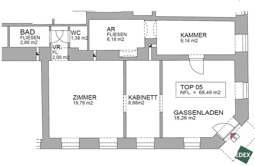 Gewerbeimmobilie kaufen in Wien – 431 m², € 490.000 – Bild 6 von 6