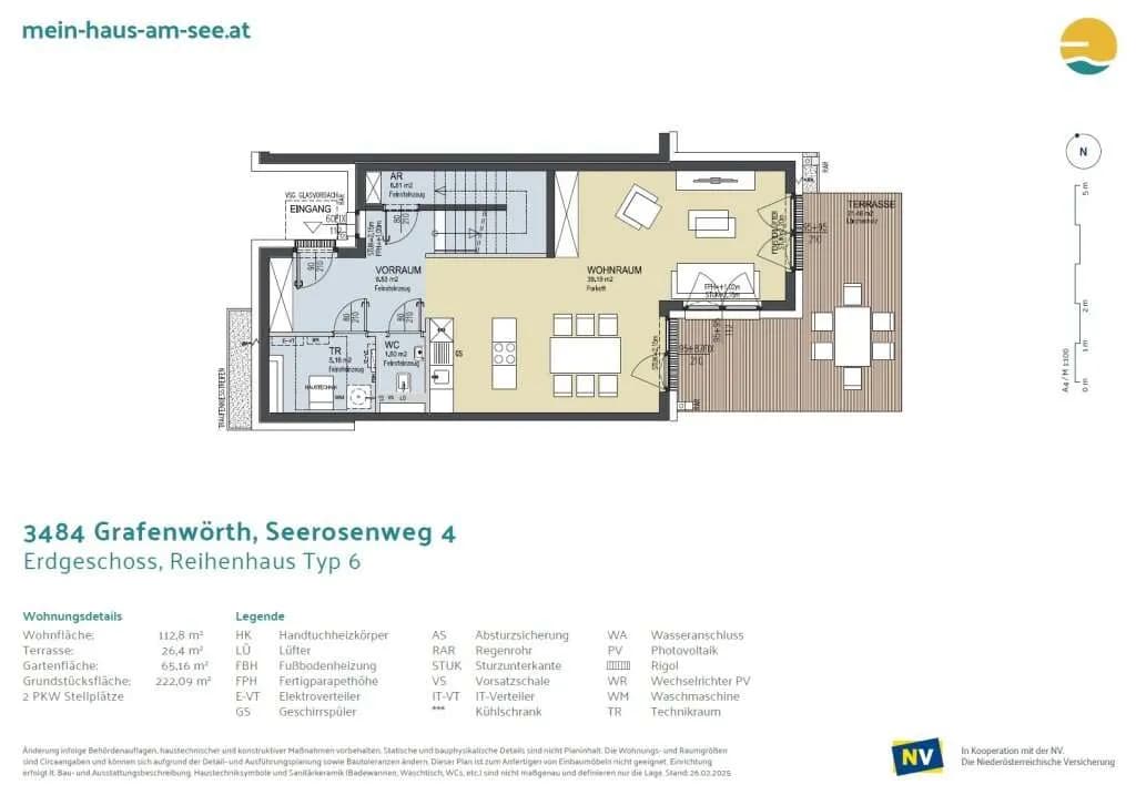 4-Zimmer-Haus kaufen in Tulln – 112,28 m², € 489.000 – Bild 28 von 31
