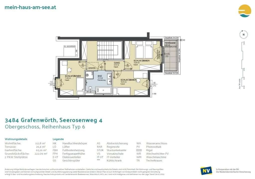 4-Zimmer-Haus kaufen in Tulln – 112,28 m², € 489.000 – Bild 29 von 31