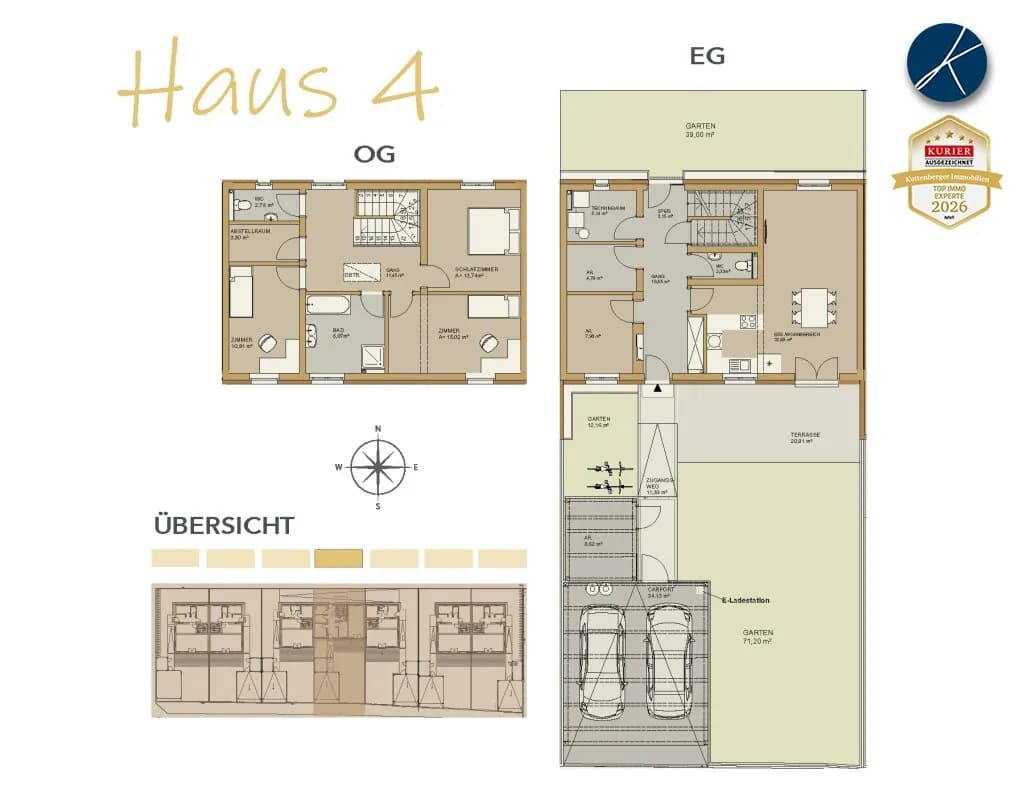 5-Zimmer-Haus kaufen in Tulln – 128,58 m², € 547.000 – Bild 12 von 12