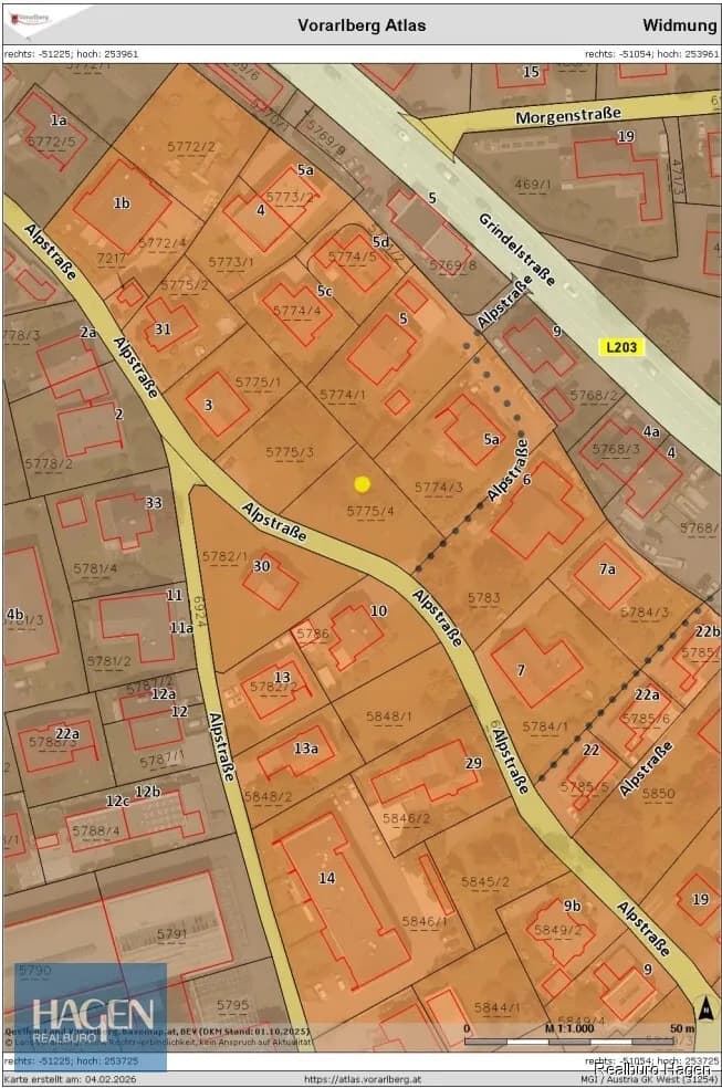 Grundstück kaufen in Dornbirn – 578 m² – Bild 9 von 9