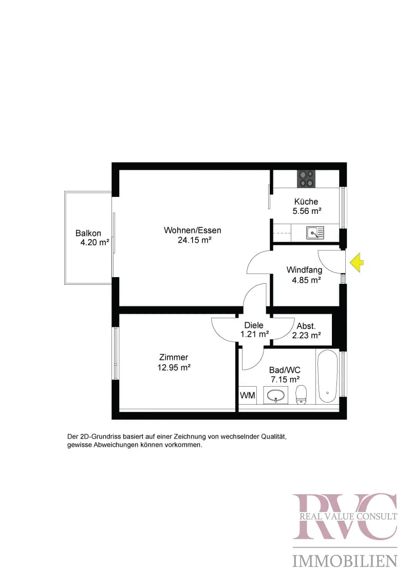 2-Zimmer-Wohnung kaufen in Kitzbühel – 58,03 m², € 399.000 – Bild 3 von 10