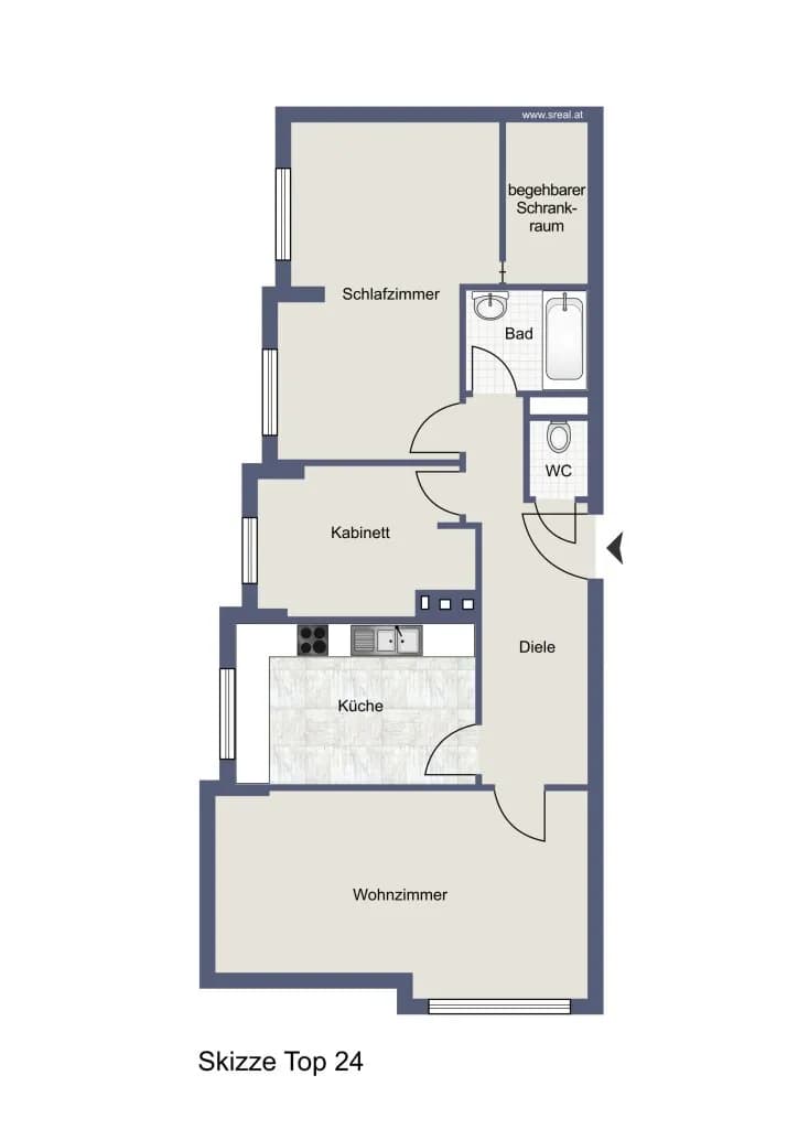 3-Zimmer-Wohnung kaufen in Wien – 81,81 m², € 370.000 – Bild 9 von 10