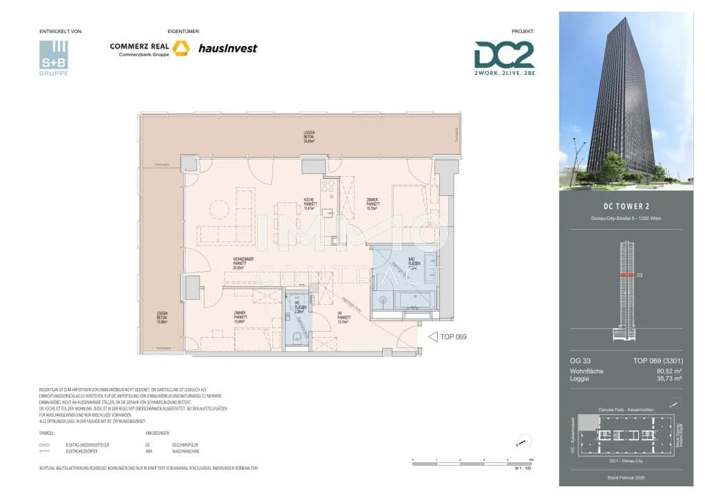 3-Zimmer-Wohnung mieten in Wien – 80,52 m², € 2.500 – Bild 16 von 16