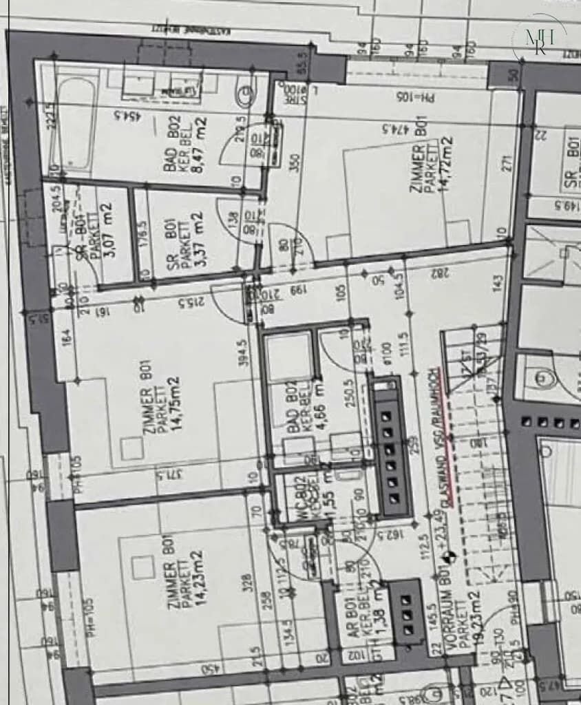 4-Zimmer-Gewerbeimmobilie mieten in Wien – 166 m², € 4.081 – Bild 27 von 28