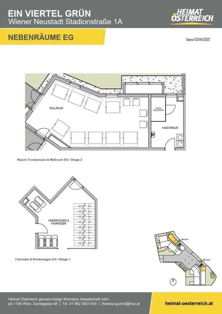 3-Zimmer-Wohnung mieten in Wiener Neustadt – 71,25 m², € 937 – Bild 34 von 34