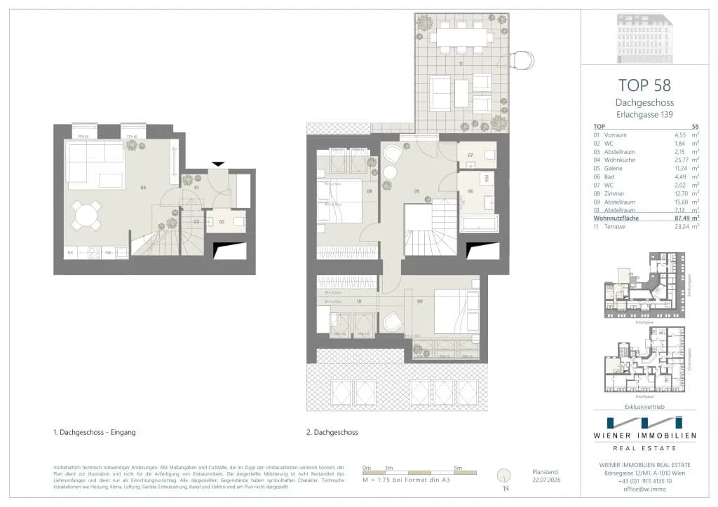 3-Zimmer-Wohnung mieten in Wien – 87,49 m², € 2.188 – Bild 20 von 20