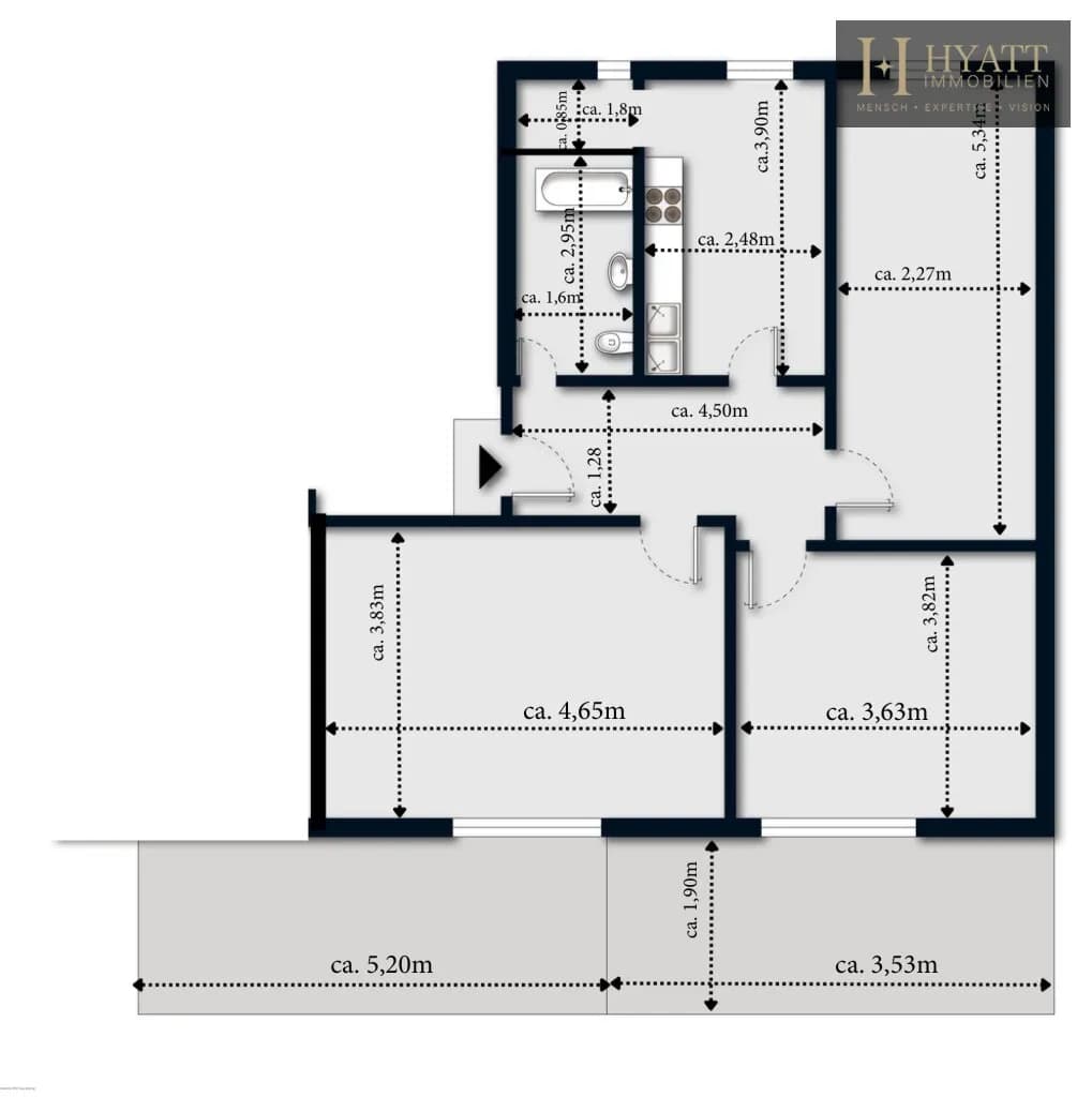 3-Zimmer-Wohnung kaufen in Wien – 68,67 m², € 340.000 – Bild 15 von 15