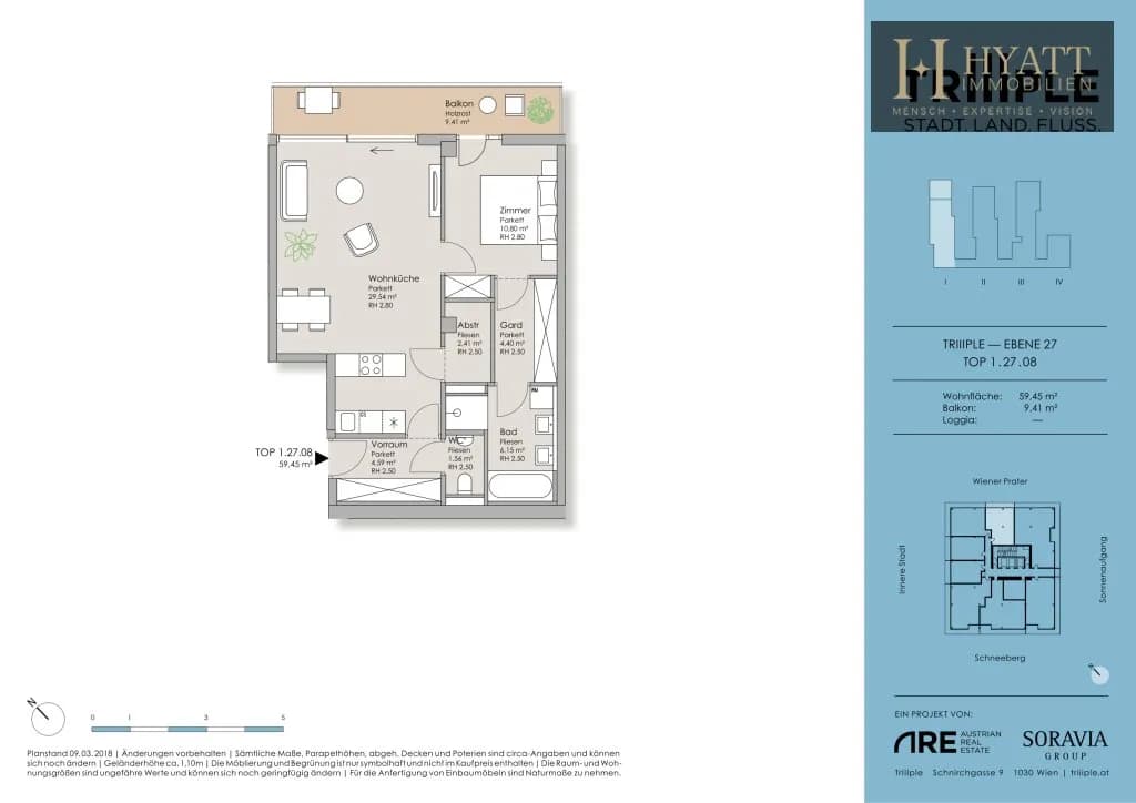 2-Zimmer-Wohnung kaufen in Wien – 59,45 m², € 589.000 – Bild 15 von 15