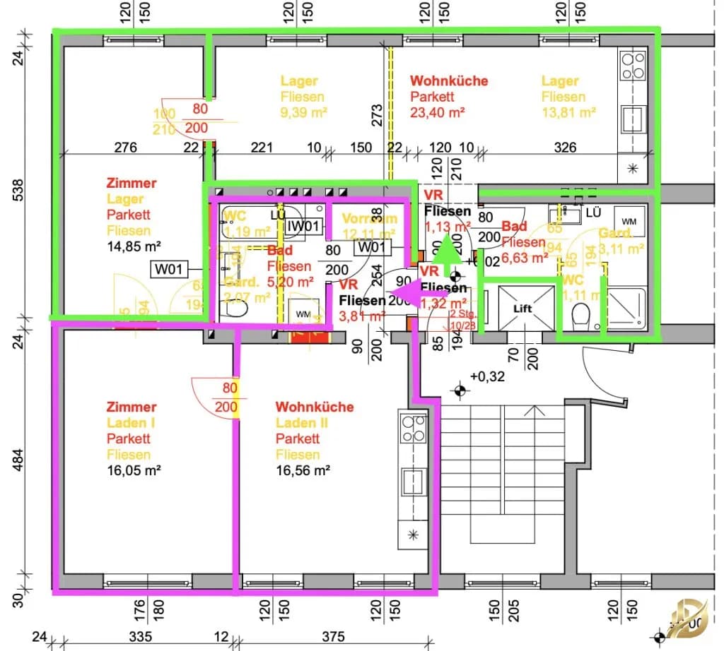 4-Zimmer-Wohnung kaufen in Wien – 96 m², € 329.000 – Bild 22 von 22