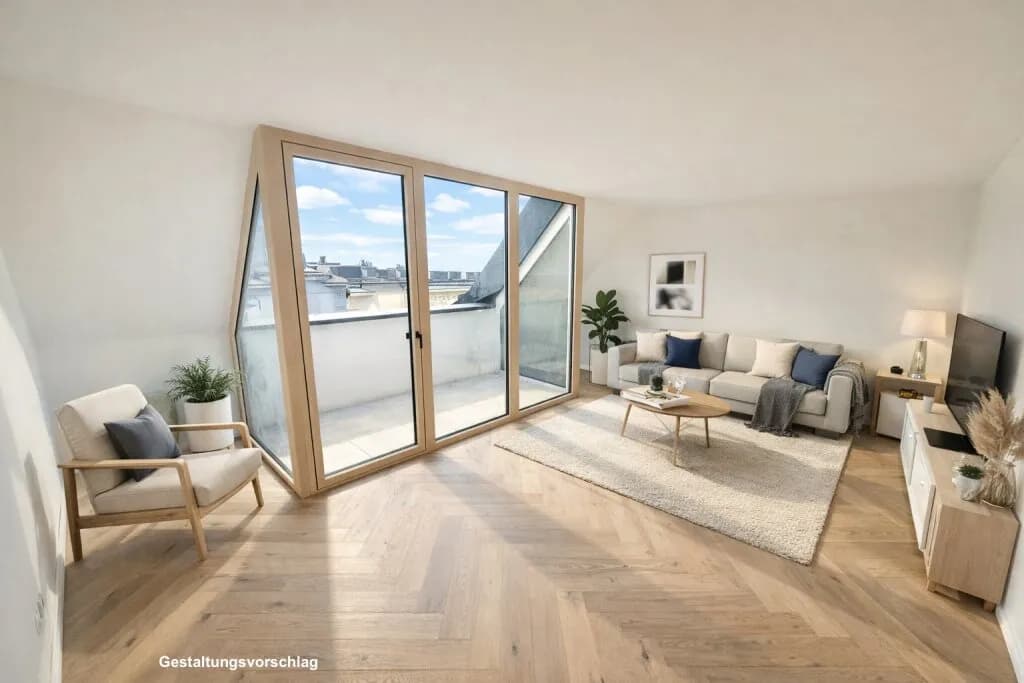 2-Zimmer-Wohnung mieten in Wien – 55,21 m², € 779