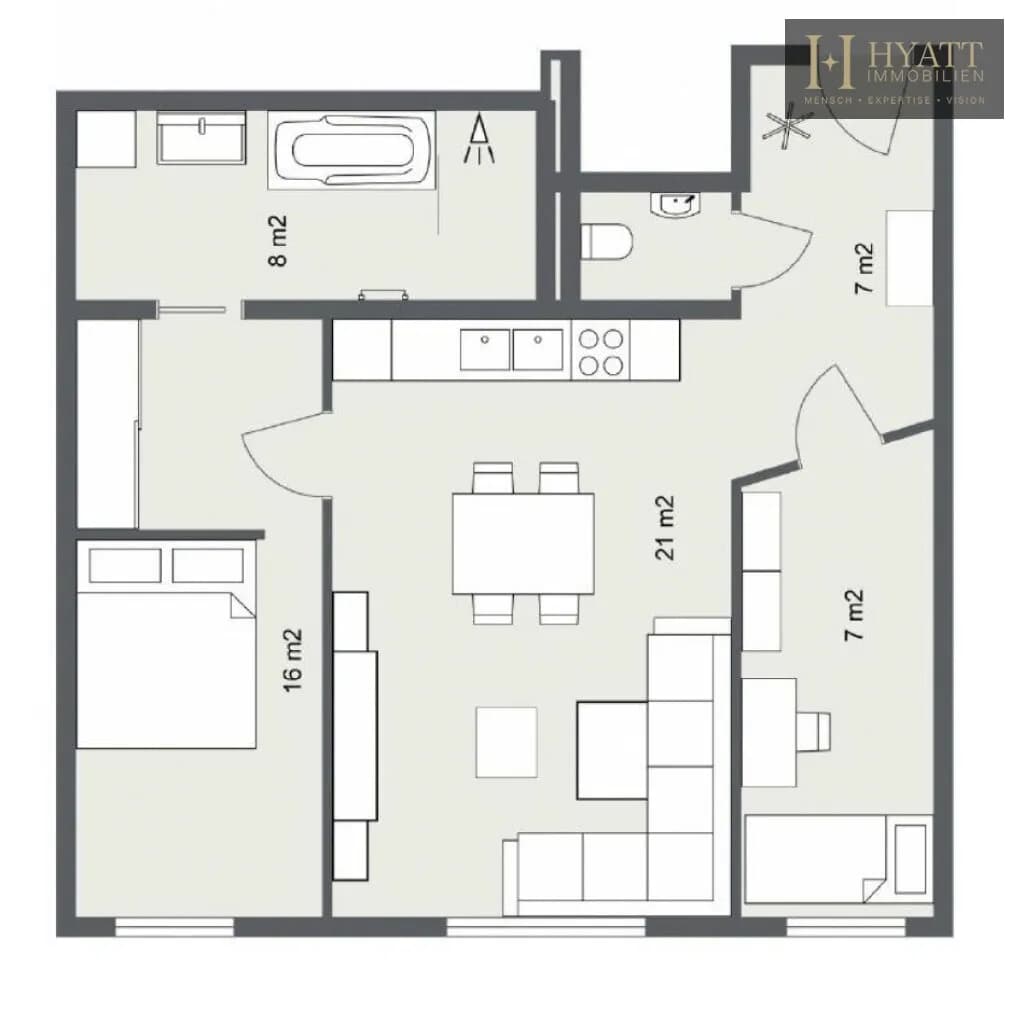 2-Zimmer-Wohnung kaufen in Wien – 61,15 m², € 249.000 – Bild 11 von 11
