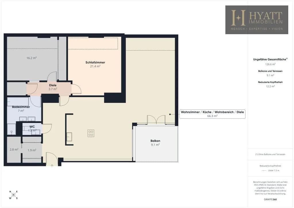 3-Zimmer-Wohnung kaufen in Wien – 126,82 m², € 595.000 – Bild 17 von 17