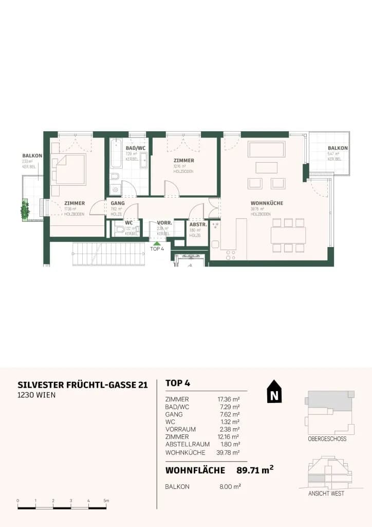 3-Zimmer-Wohnung kaufen in Wien – 89,71 m², € 699.000 – Bild 10 von 10