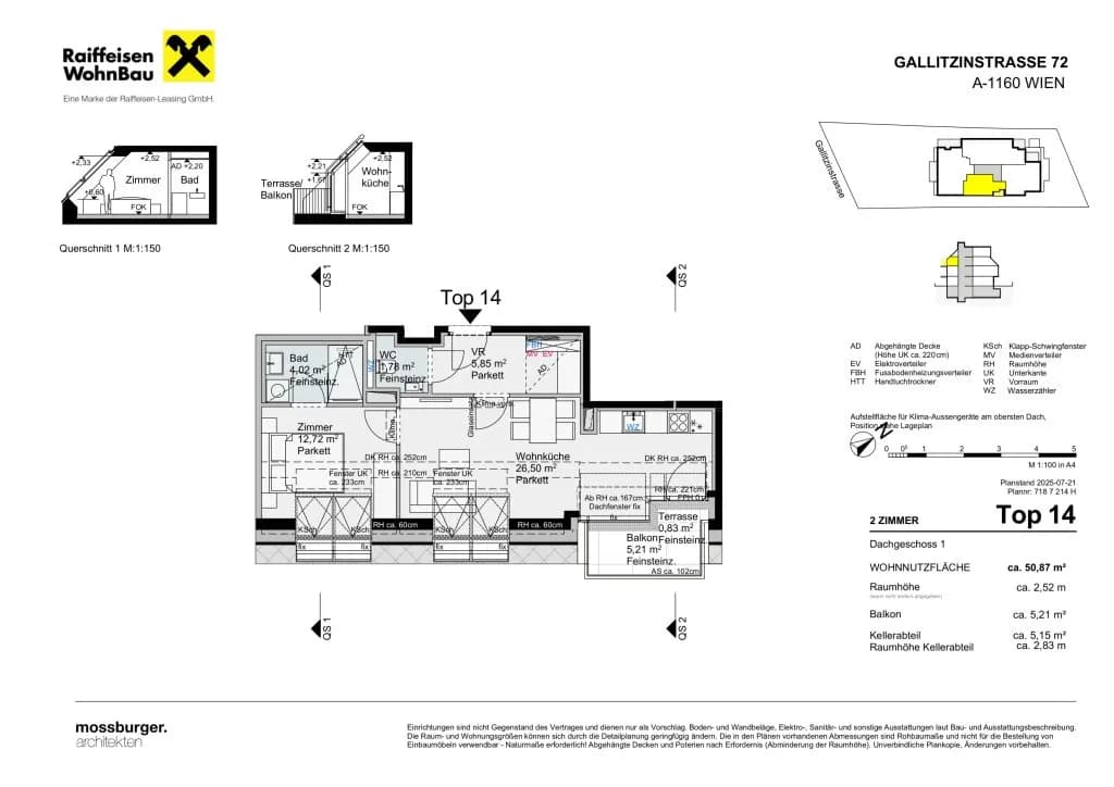 2-Zimmer-Wohnung kaufen in Wien – 50,87 m², € 452.700 – Bild 9 von 9