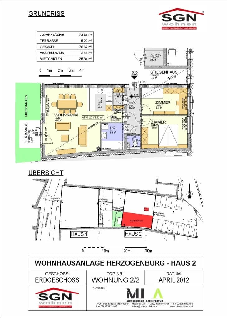3-Zimmer-Wohnung mieten in Sankt Pölten Land – 73,35 m², € 804 – Bild 19 von 19