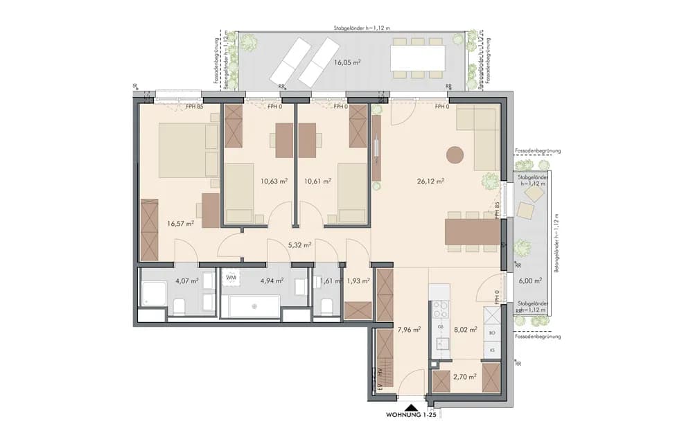 4-Zimmer-Wohnung kaufen in Wien – 100,48 m², € 665.000 – Bild 13 von 13