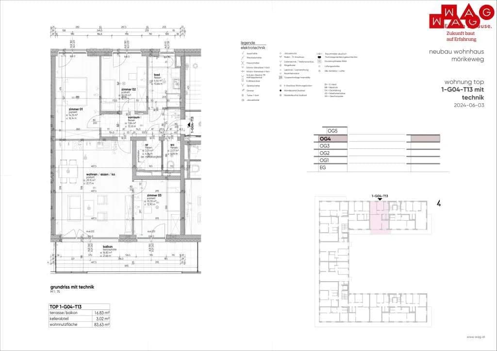 4-Zimmer-Wohnung kaufen in Linz – 83,63 m², € 486.190 – Bild 26 von 26