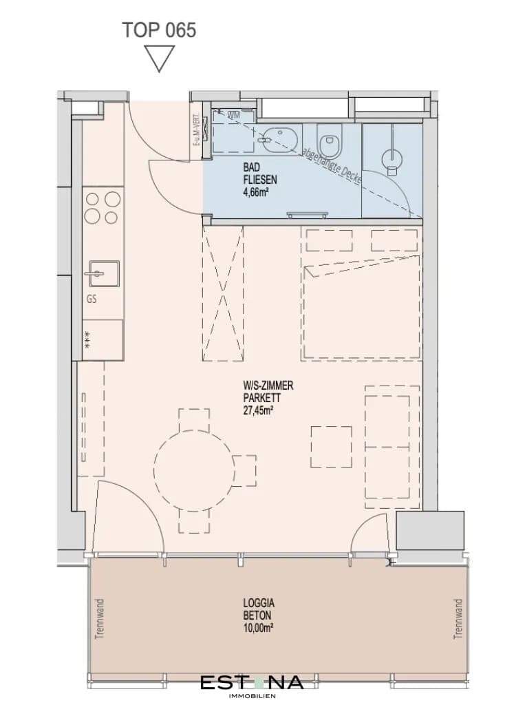1-Zimmer-Wohnung mieten in Wien – 32,1 m², € 1.200 – Bild 17 von 17