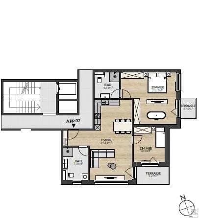 3-Zimmer-Wohnung kaufen in Landeck – 81,12 m², € 790.000 – Bild 14 von 18